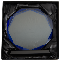 Trophée Octogonal Bleu