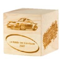 Trophée Cube en bois