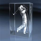 Trophée 3D Golfeur