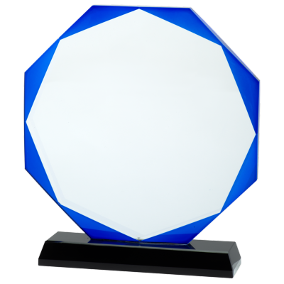 Trophée Octogonal Bleu